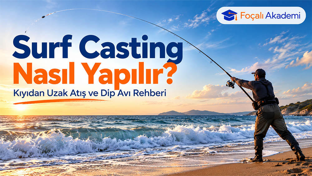 Surf Casting Nasıl Yapılır? Kıyıdan Uzak Atış ve Dip Avı Rehberi