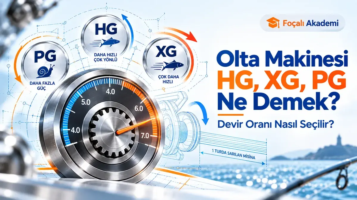 Olta Makinesi HG, XG, PG Ne Demek? Devir Oranı Nasıl Seçilir?