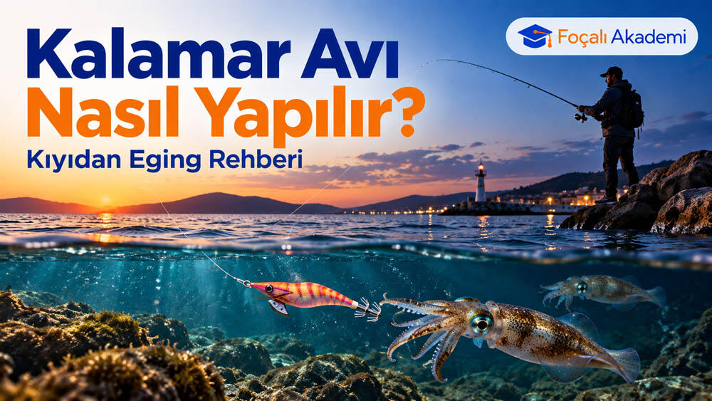 Kalamar Avı Nasıl Yapılır? Kıyıdan Eging Rehberi
