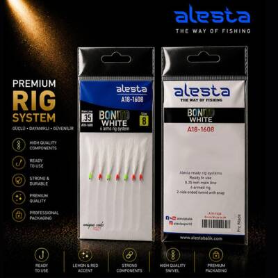 Alesta Bonito White Rig X0278 Çapari - 2