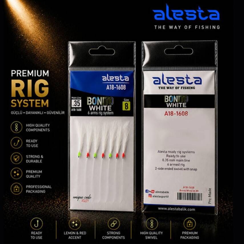 Alesta Bonito White Rig X0278 Çapari - 2