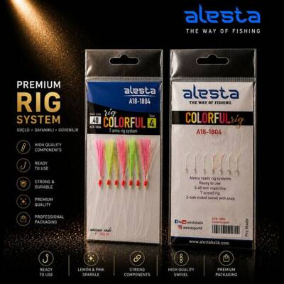 Alesta Colorful Rig X0239 Çapari - 3