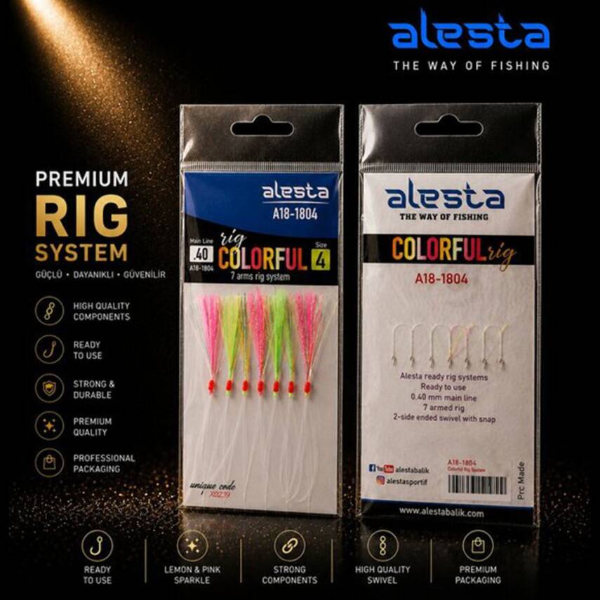 Alesta Colorful Rig X0239 Çapari - 3