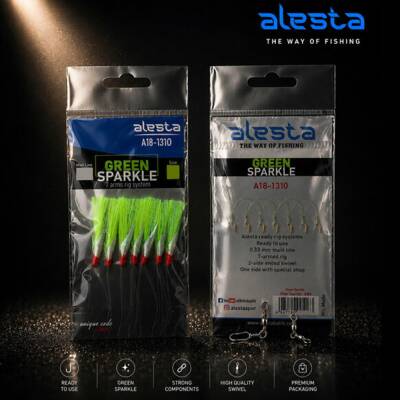 Alesta Green Sparkle Rig X0244 Çapari - 2