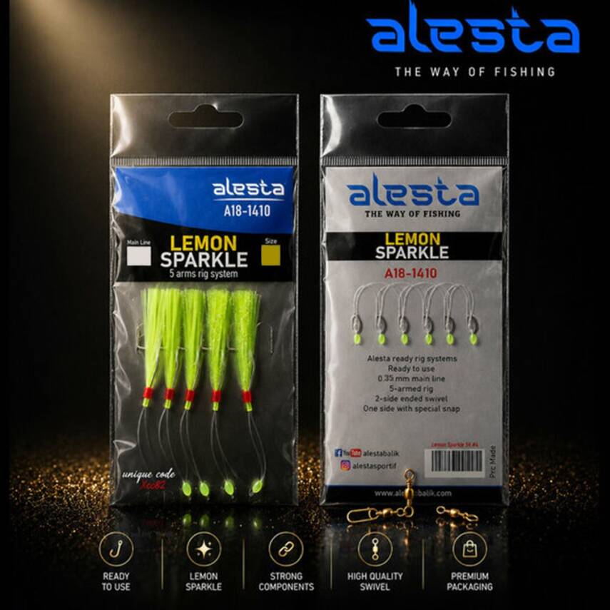 Alesta Lemon Sparkle Rig X0262 Çapari - 2