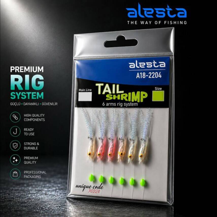 Alesta Tail Shrimp Rig X0284 Çapari - 2