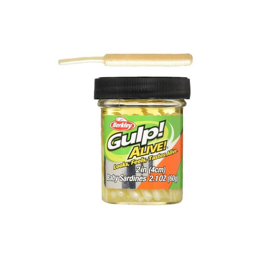 Berkley Gulp Alive Baby Sardine 4cm Kokulu LRF Silikon Yem - 4