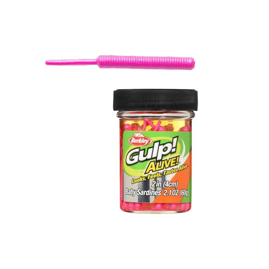Berkley Gulp Alive Baby Sardine 4cm Kokulu LRF Silikon Yem - 5