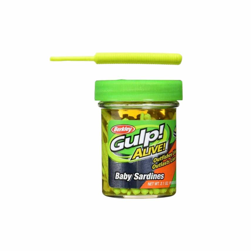 Berkley Gulp Alive Baby Sardine 4cm Kokulu LRF Silikon Yem - 6