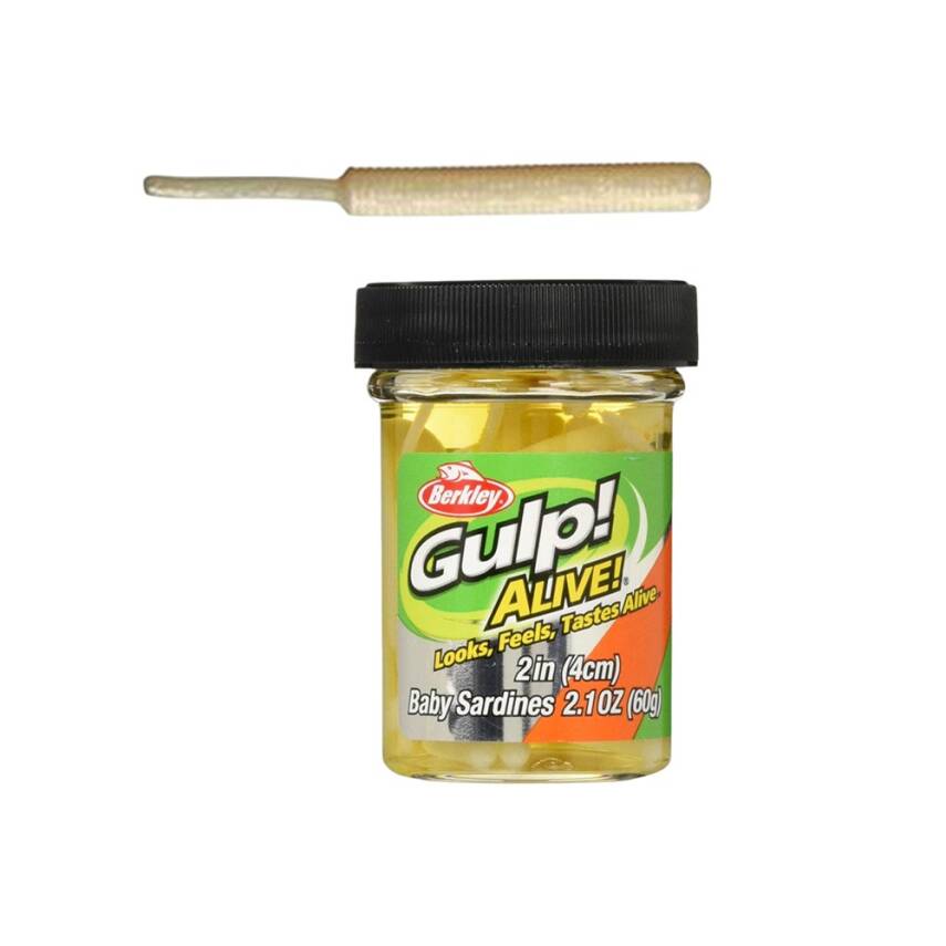 Berkley Gulp Alive Baby Sardine 4cm Kokulu LRF Silikon Yem - 7