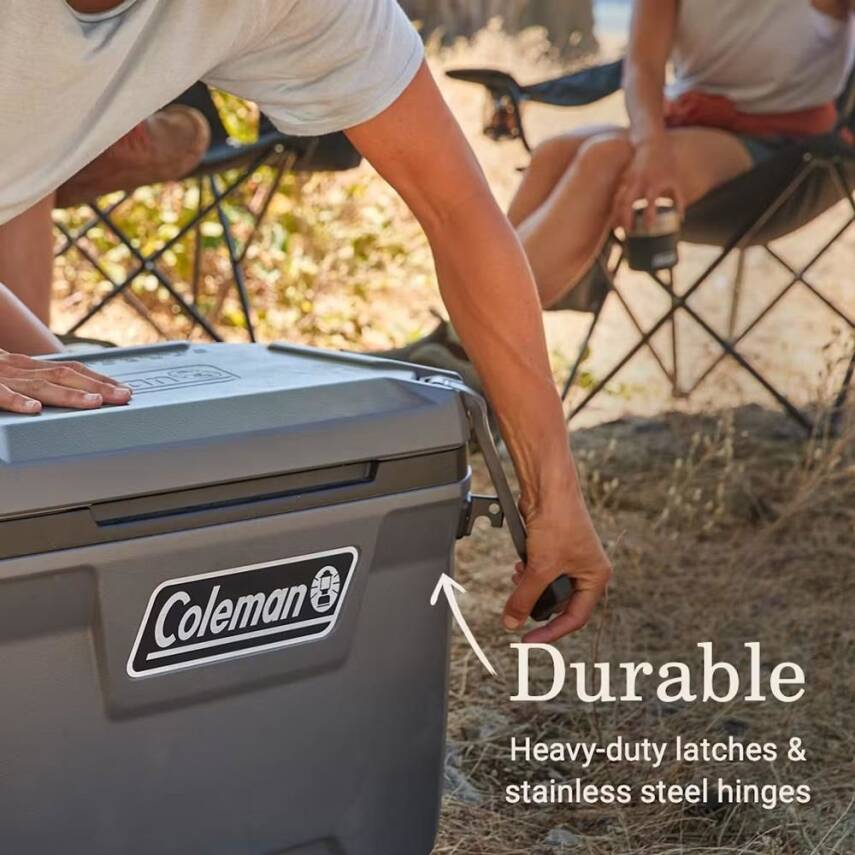 Coleman Convoy 55 QT 5823 Taşınabilir Soğutucu Buzluk 52 Lt Dark Storm - 3