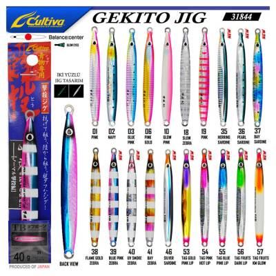 Owner Cultiva Gekito Jig 40gr 11cm Jig Yem