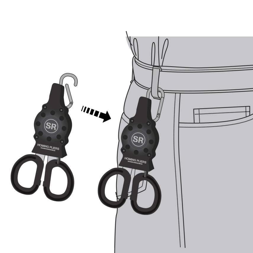Daiichiseiko Homing Pliers Type SR Olta Misinası Makası - 3