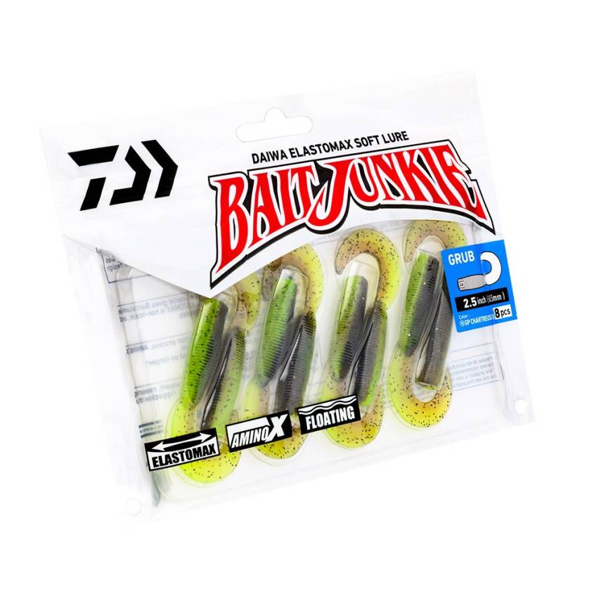 Daiwa Bait Junkie Grub 6.35cm LRF Silikon Yem - 1