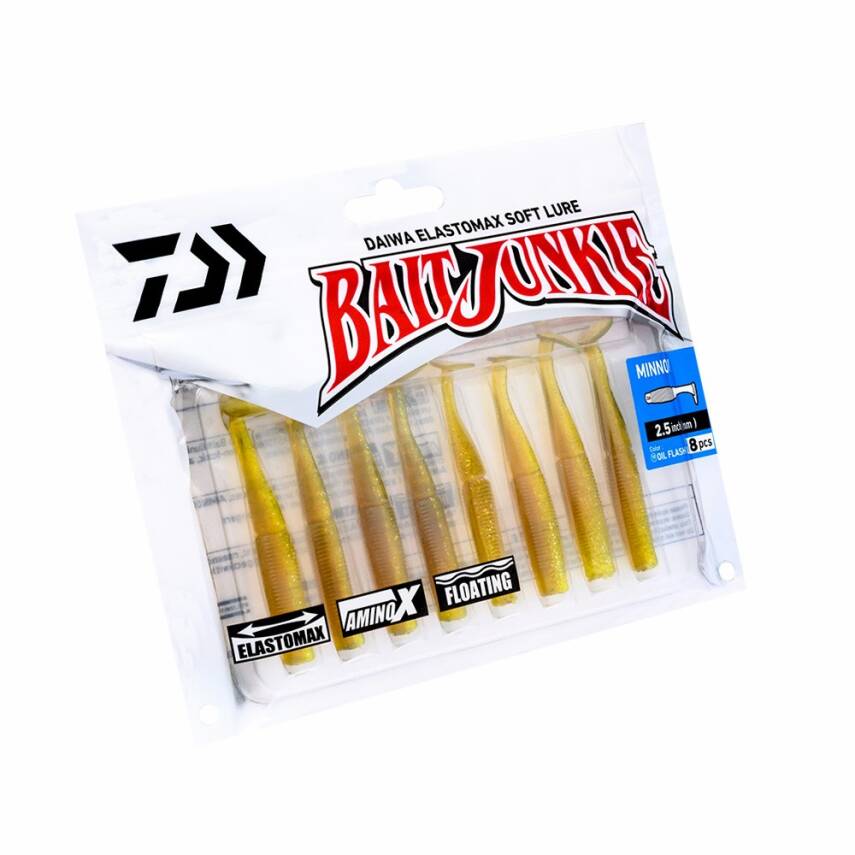 Daiwa Bait Junkie Minnow 6.35cm Silikon Yem - 1