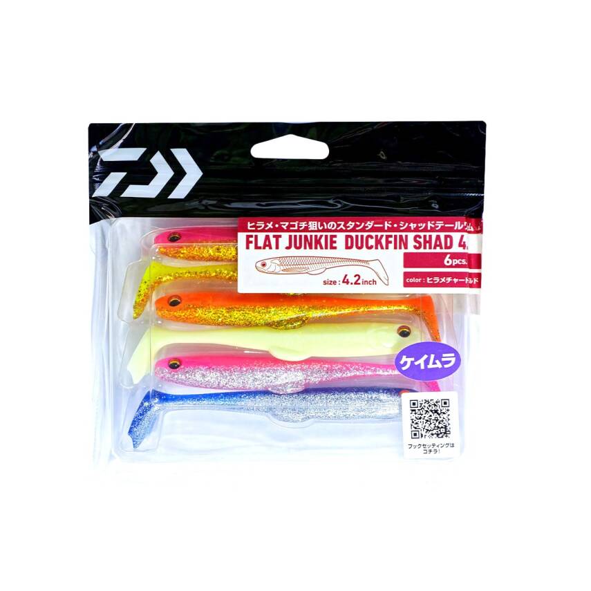 Daiwa Duckfin Shad FJ 11cm Tüm Renkler Mix 6 Adet Silikon Yem - 3