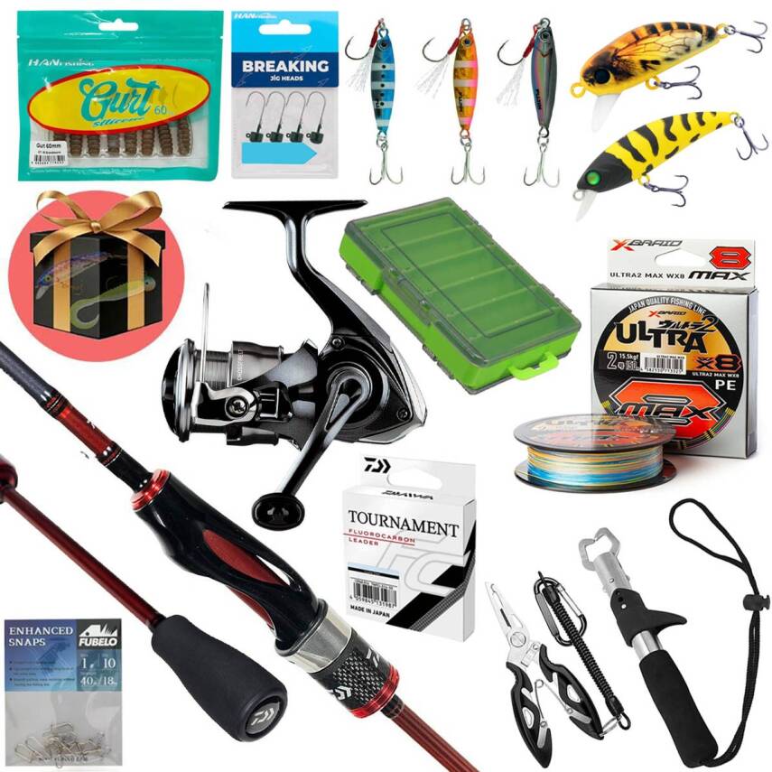 Daiwa Set Hanfish Yemlerle Eksiksiz Başlıyorum LRF Olta Seti (Sürpriz Hediyeli) - 1