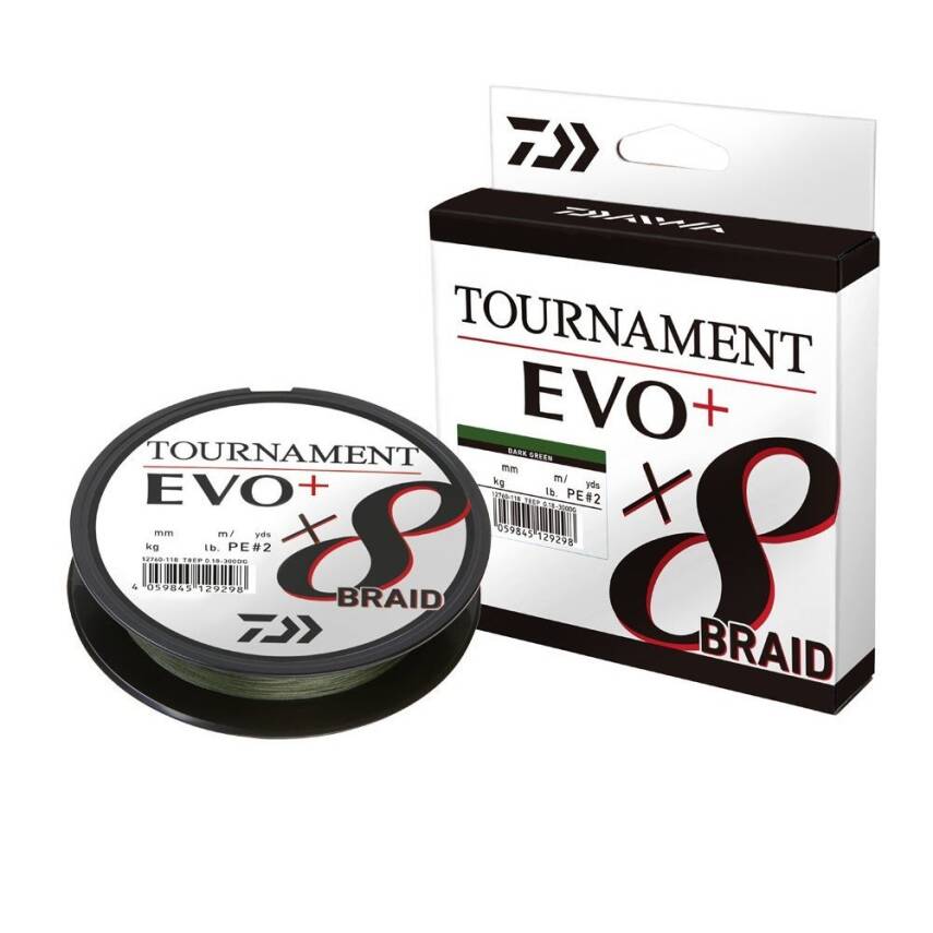 Daiwa Tournament EVO+ 8B 135m Dark Green İp Misina - 1