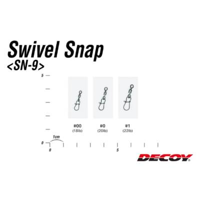 Decoy SN 9 Swivel Snap Fırdöndülü Klips - 3