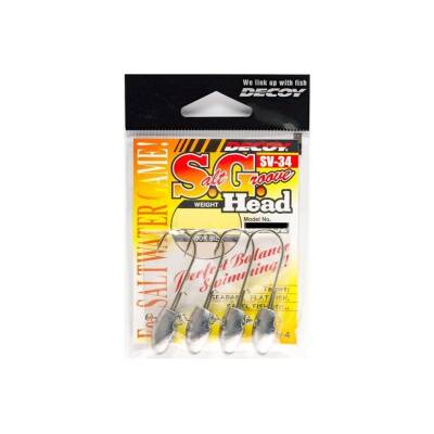 Decoy SV 34 Salt Groove Head Jighead