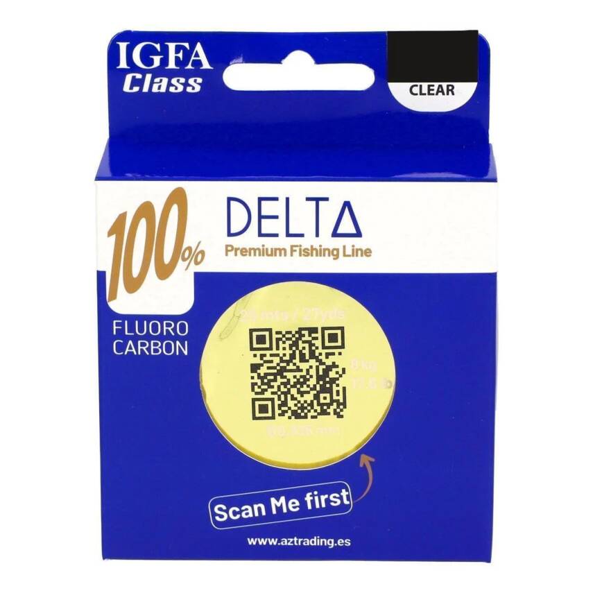 Delta IGFA Class Clear Soft Fluorocarbon Lider Misina - 1
