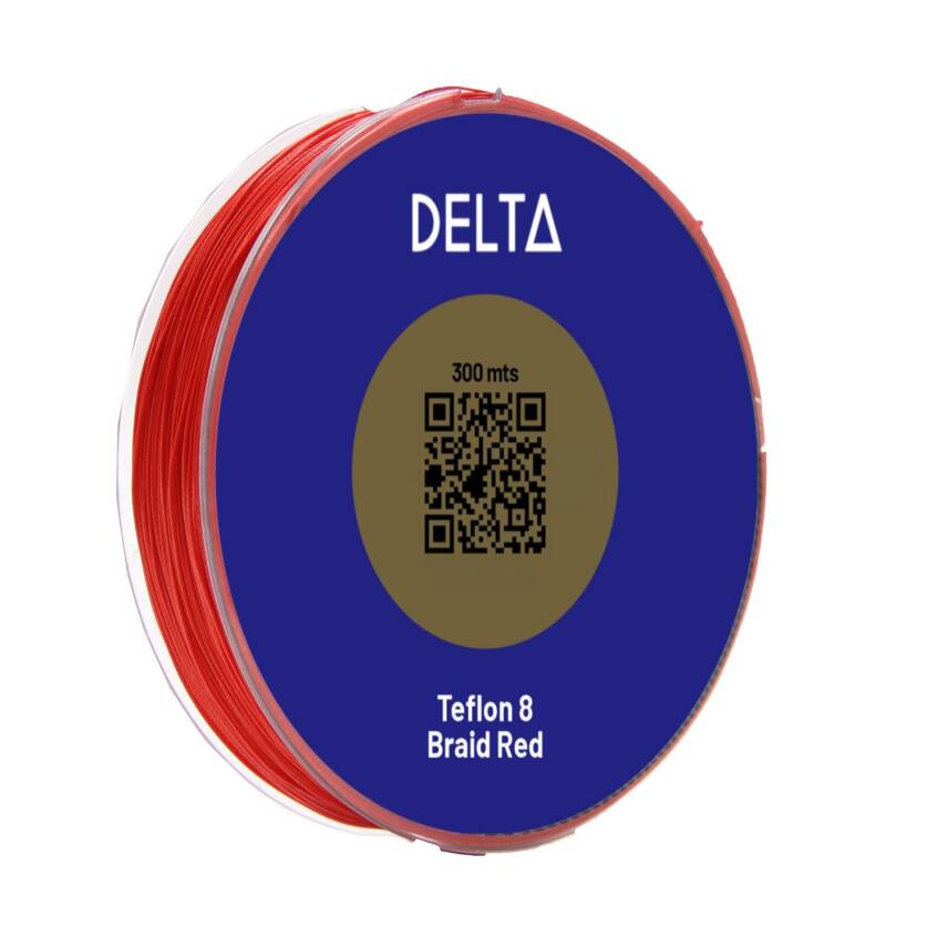 Delta Teflon X8 Braid Red 300m İp Misina - 1