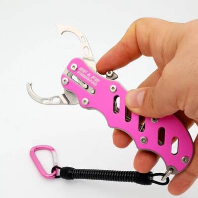 Effe HG3566 Alüminyum Yaylı Karabinalı Balık Tutucu Gripper - 3