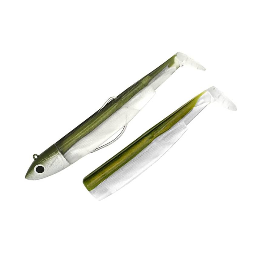 Fiiish Black Minnow No:3 Combo 120mm 25gr Kaki Silikon Yem - 1
