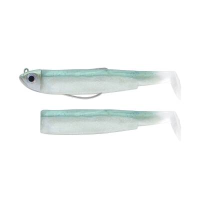 Fiiish Black Minnow No:3 Combo 120mm 12gr Green Glitter Silikon Black Minnow Yem - 2
