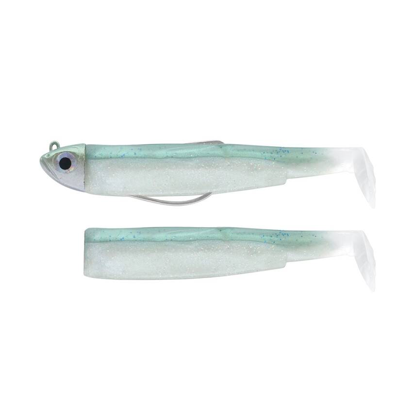 Fiiish Black Minnow No:3 Combo 120mm 12gr Green Glitter Silikon Black Minnow Yem - 2
