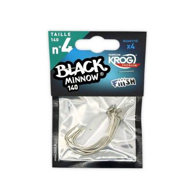 Fiiish Black Minnow No:4 Kanca BM156 Silikon İğnesi