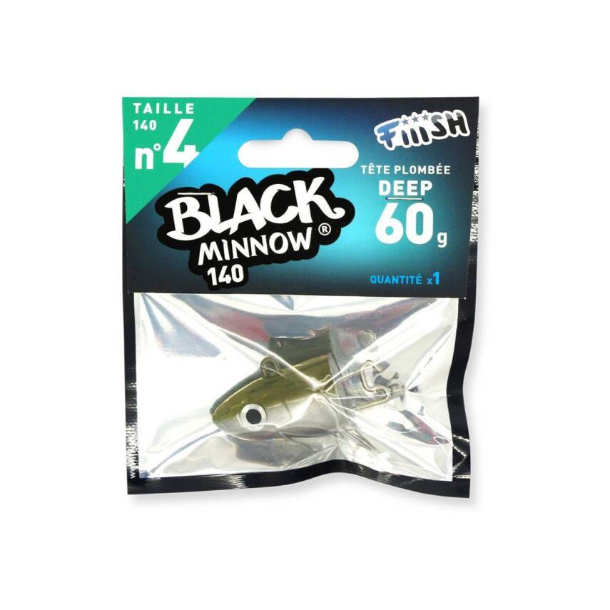 Fiiish Black Minnow No:4 Kafa Deep 60gr Kaki Jighead - 3