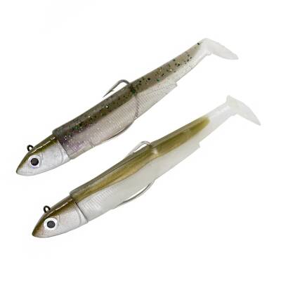 Fiiish Black Minnow No:2 Combo 90mm 10gr Kaki / Ghost Minnow Silikon Yem