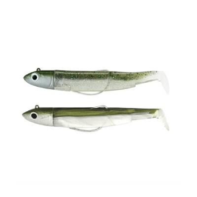 Fiiish Black Minnow No:2 Combo 90mm 10gr Kaki / Ghost Minnow Silikon Yem - 3