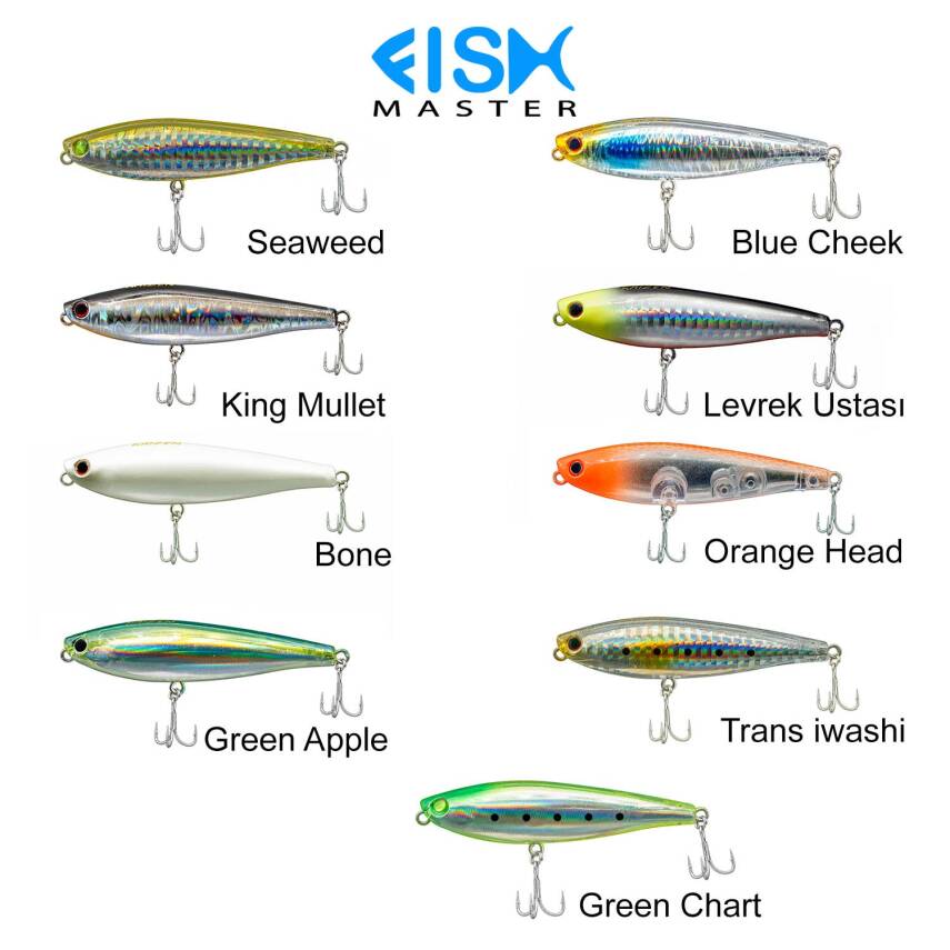 Fish Master Kaizen 85mm 7.5gr Su Üstü Maket Yem - 1
