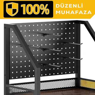 Foçalı Fonksiyonel Raflı Balıkçı Standı - 5