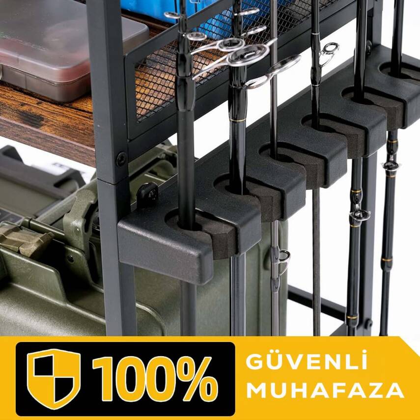 Foçalı Fonksiyonel Raflı Balıkçı Standı - 4