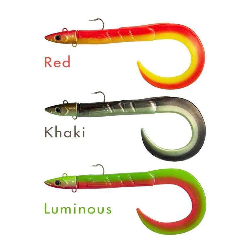 Foçalı Wing Eel 335mm 160gr Derin Su Silikon Yem - 1