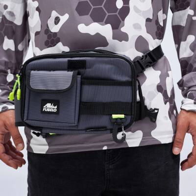 Fubelo Flow Modular Gri Göğüs Çantası - 6