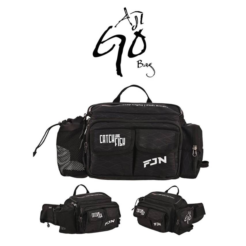 Fujin AjiGo Black Balıkçı Bel Çantası - 1