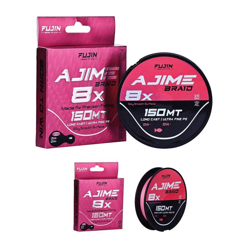 Fujin Ajime Braid 8X 150mt Pink İp Misina - 1