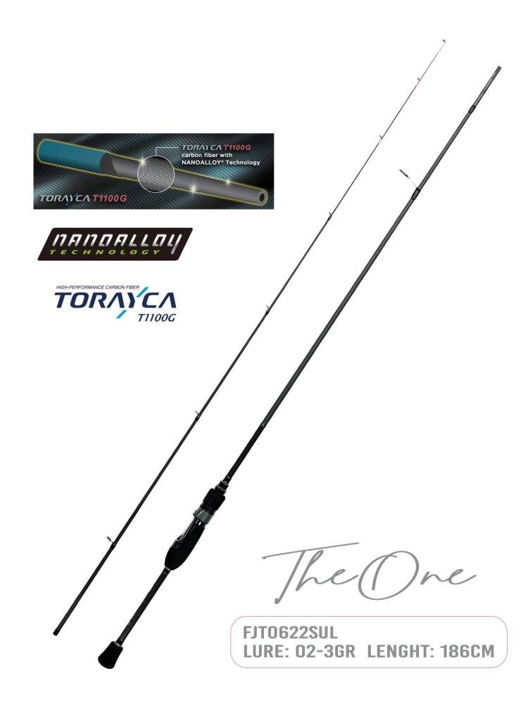 Fujin Fujin TheOne 186cm 02-3gr LRF Olta Kamışı | Foçalı Av