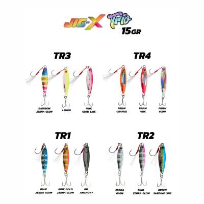 Fujin Jig-X Trio 3lü 15gr Micro Jig