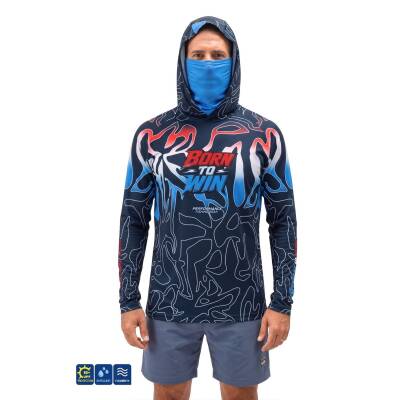 Fujin Pro Angler Izohips Bold Red UV Korumalı Balıkçı Sweatshirt