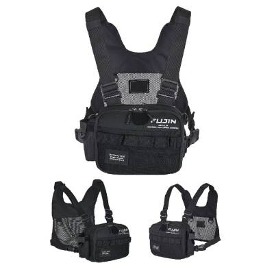 Fujin Tactical Vest Black Balıkçı Çantası