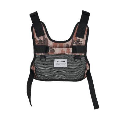 Fujin Tactical Vest Brown Camo Balıkçı Çantası - 8