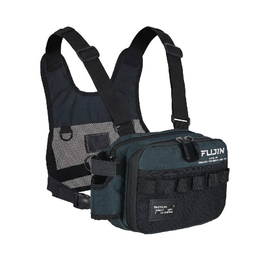 Fujin Tactical Vest Indigo Balıkçı Çantası - 2