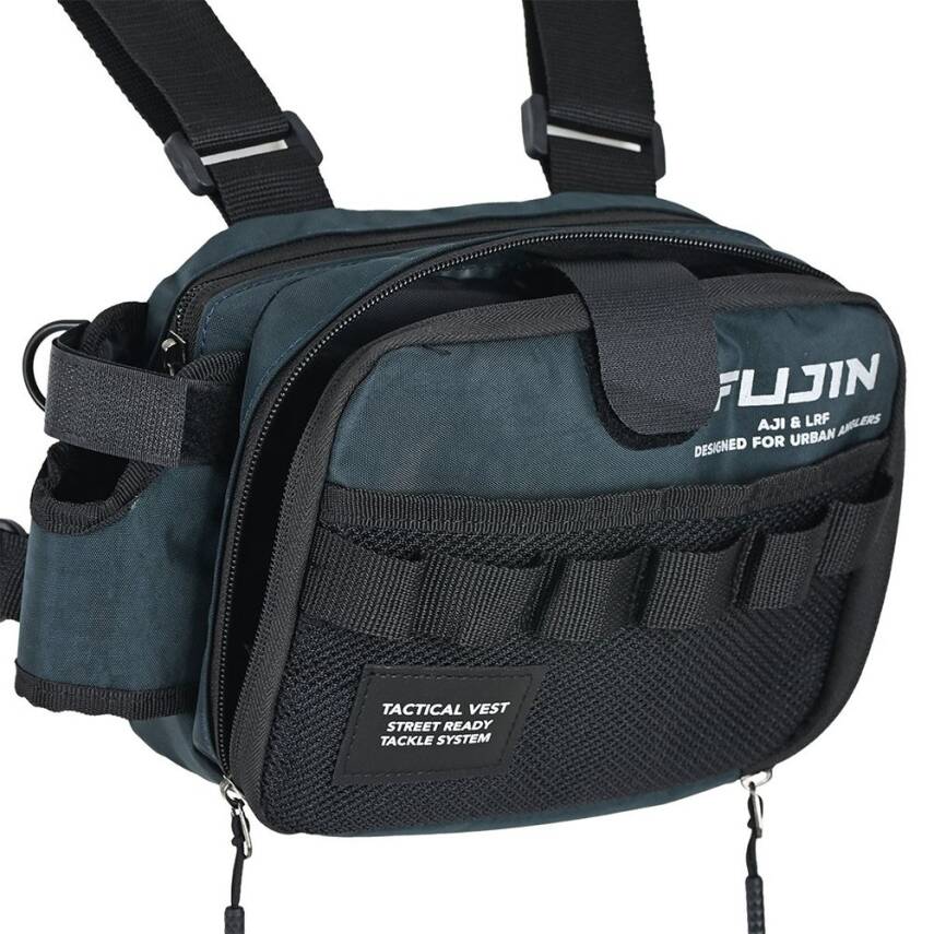 Fujin Tactical Vest Indigo Balıkçı Çantası - 4