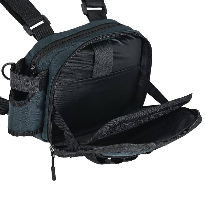 Fujin Tactical Vest Indigo Balıkçı Çantası - 5