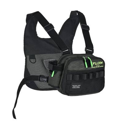 Fujin Tactical Vest Khaki Balıkçı Çantası - 3